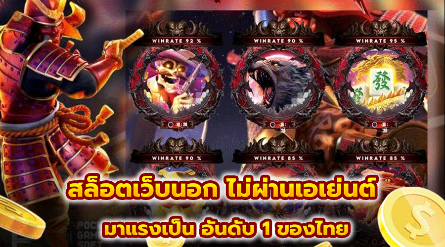 สล็อตเว็บนอก ไม่ผ่านเอเย่นต์